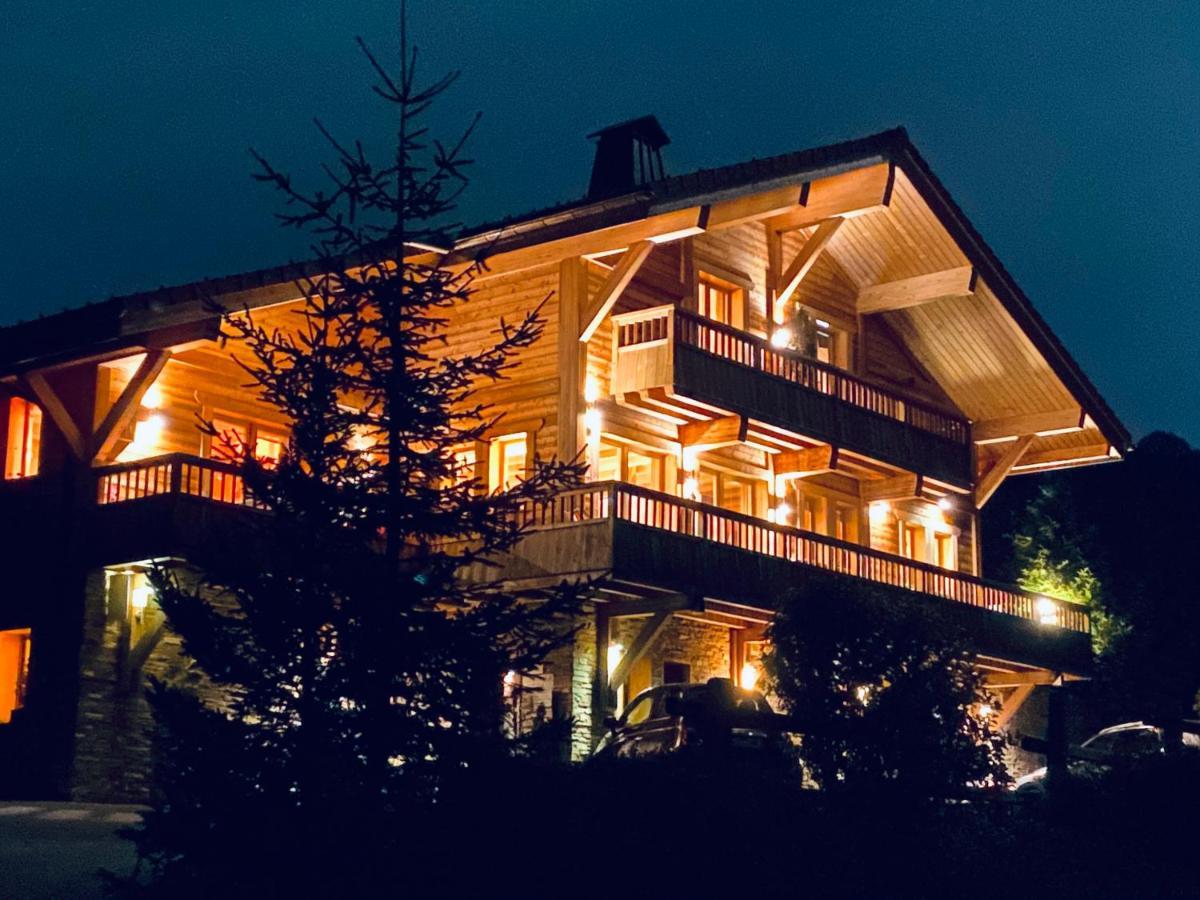 Le Paret Chambres D'Hotes De Charme & Spa Manigod Exterior foto