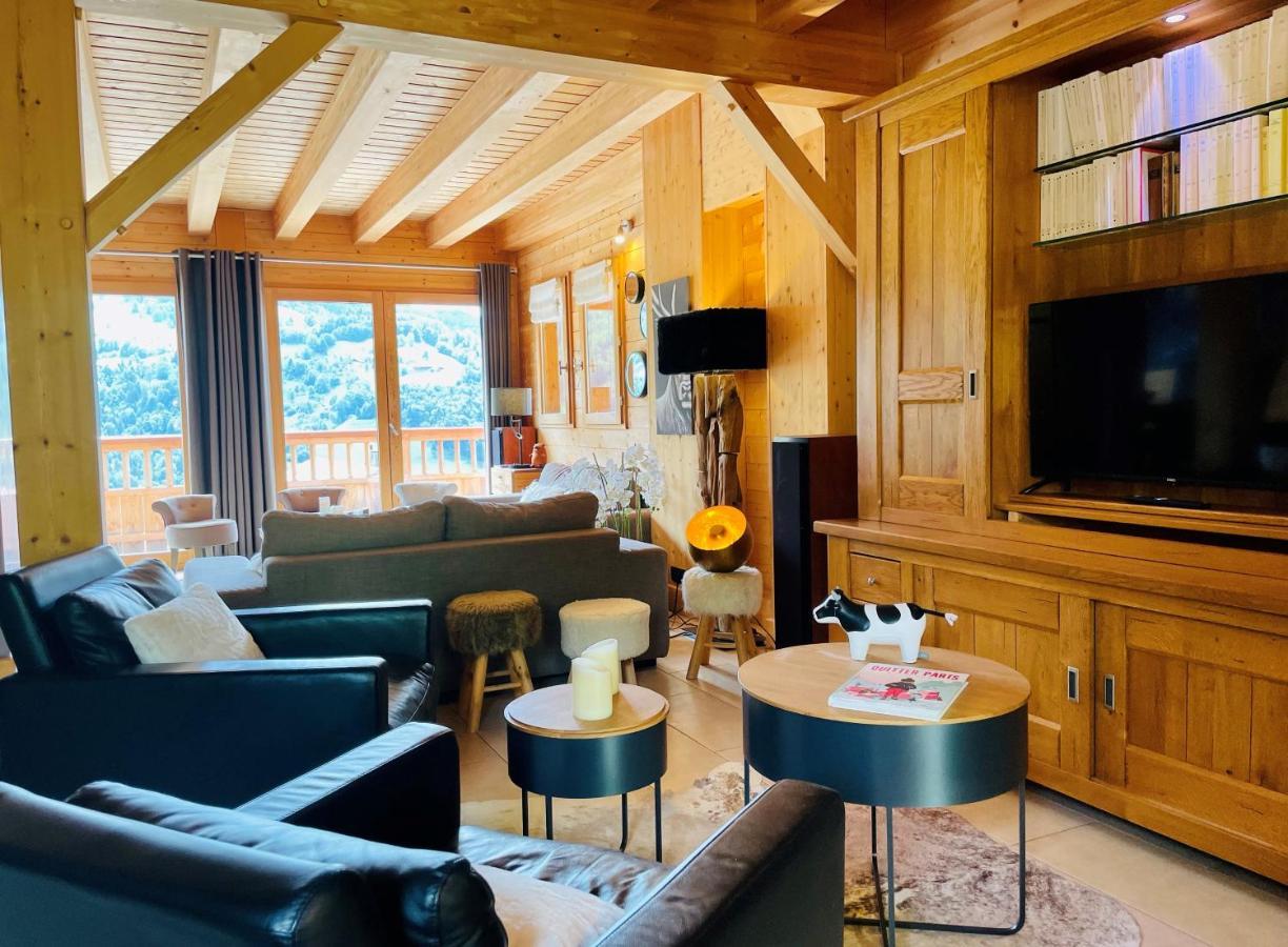 Le Paret Chambres D'Hotes De Charme & Spa Manigod Exterior foto